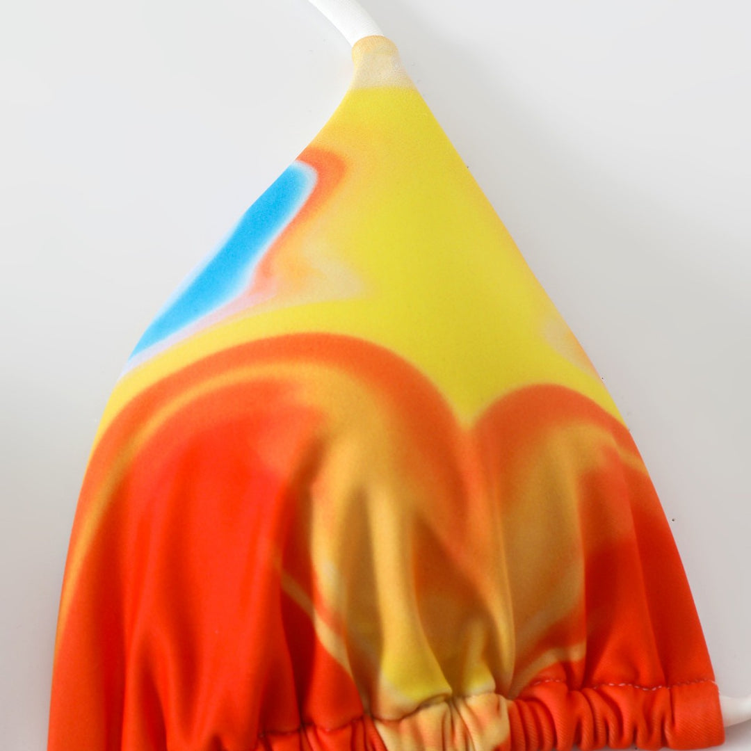 Damen Bikiniset mit passendem Wickelkleid EB