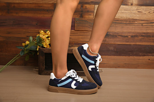 Damen Sneakers im modernen Design mit verstärktem Komfort und rutschfester Sohle EB