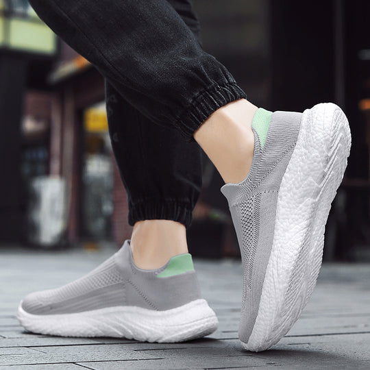 Damen Atmungsaktive Slip-On Laufschuhe mit flexiblem Obermaterial EB