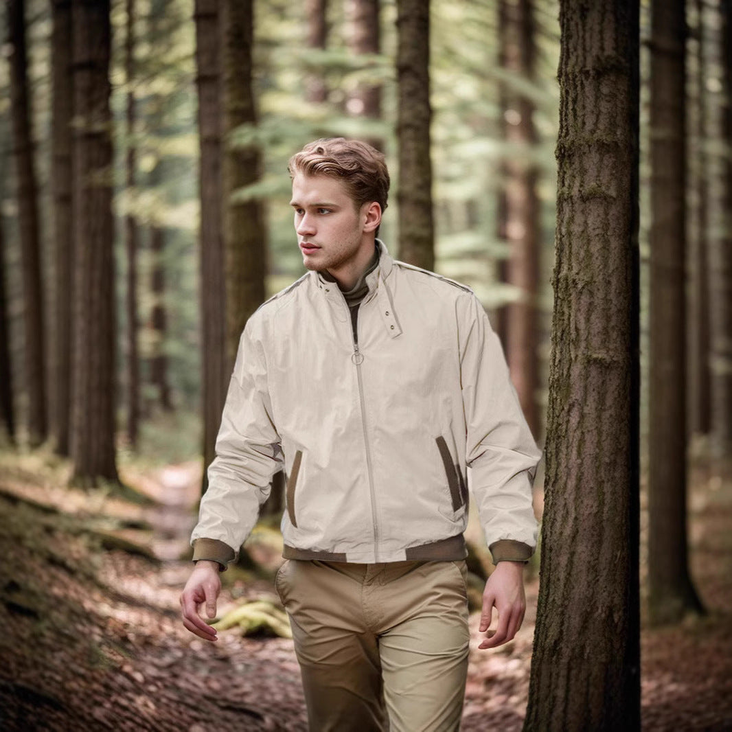 Herren lässige und winddichte Freizeitjacke EB