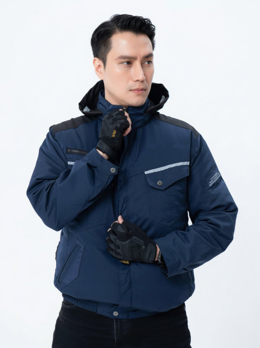 Herren modische Camouflagejacke mit praktischen Taschen R&B