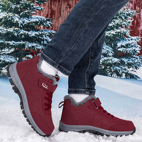 Damen Winterfestliche Wanderschuhe mit isolierendem Futter und rutschfester Sohle EB