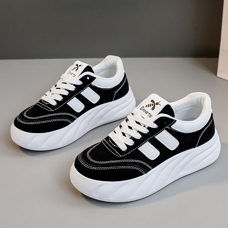 Damen modische Sneakers mit hohem Tragekomfort und dämpfender Laufsohle EB