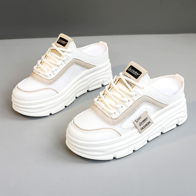 Damen Sportliche Sneakers mit hohem Plateau von EB