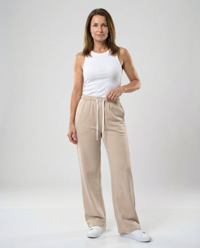 Damen Bequeme Freizeit-Hose mit weitem Bein