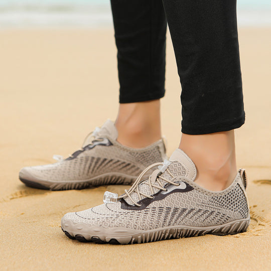 Damen wasserdichte Freizeitschuhe mit flexiblem Design und rutschfester Sohle EB