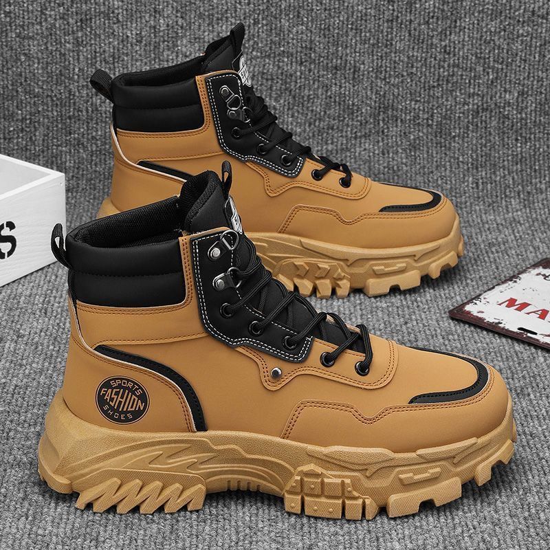 Damen Sportliche Winterboots mit rutschfester Profilsohle und hohem Schaft EB