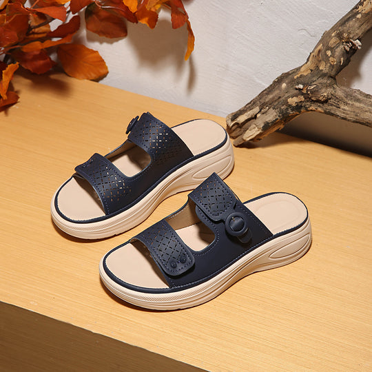 Damen Atmungsaktive Clogs mit modischem Lochdesign und komfortablem Fußbett EB
