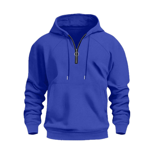 Herren funktionale Kapuzenpullover mit halbem Reißverschluss EB