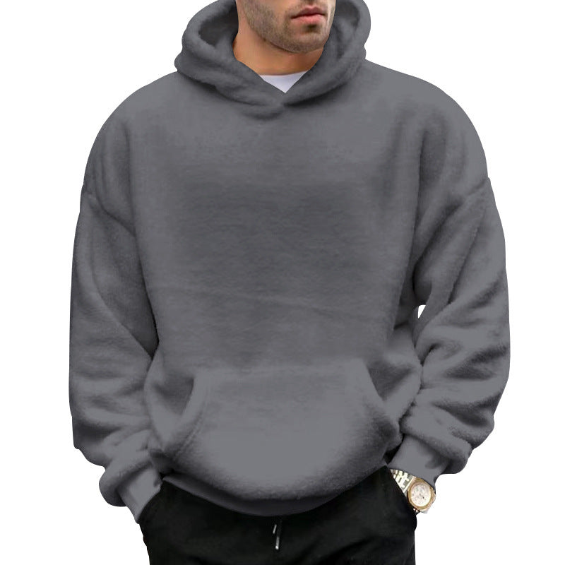 Herren bequemer Oversized Kapuzenpullover EB