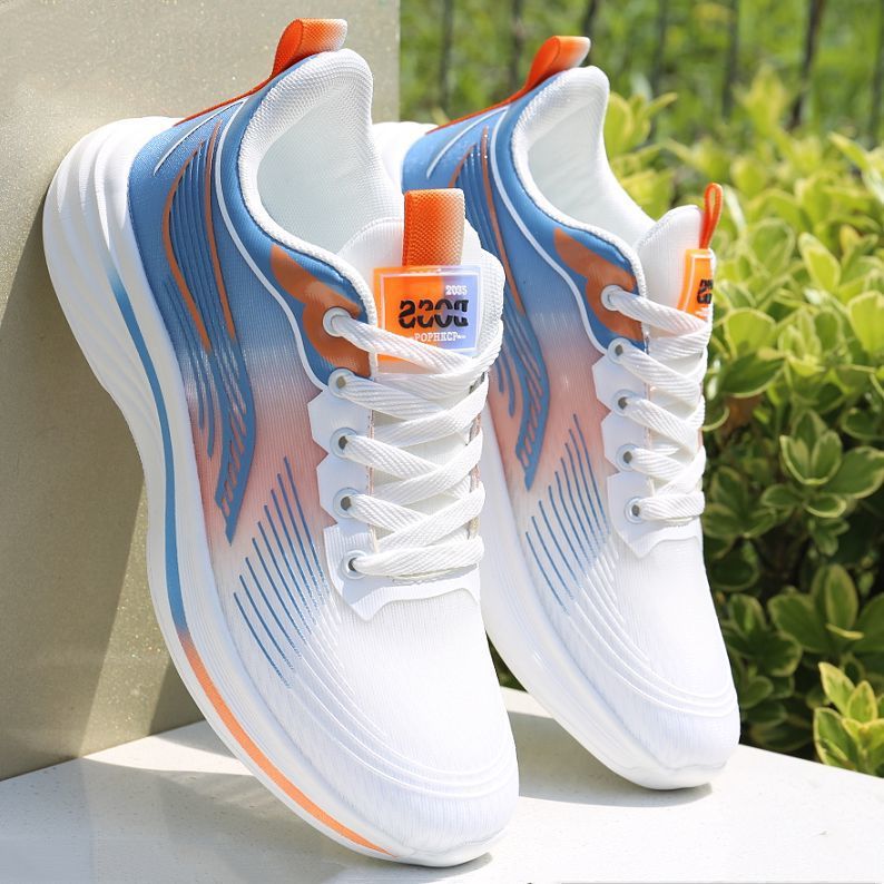 Damen Sportliche Sneaker mit atmungsaktiver Mesh-Oberfläche und flexibler Dämpfung EB