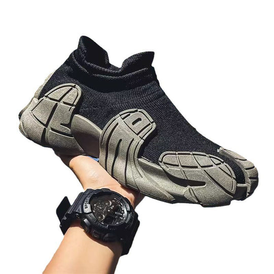 Damen Hochwertige Sport-Sneaker mit einzigartigem Profil und atmungsaktiver Strickstruktur EB