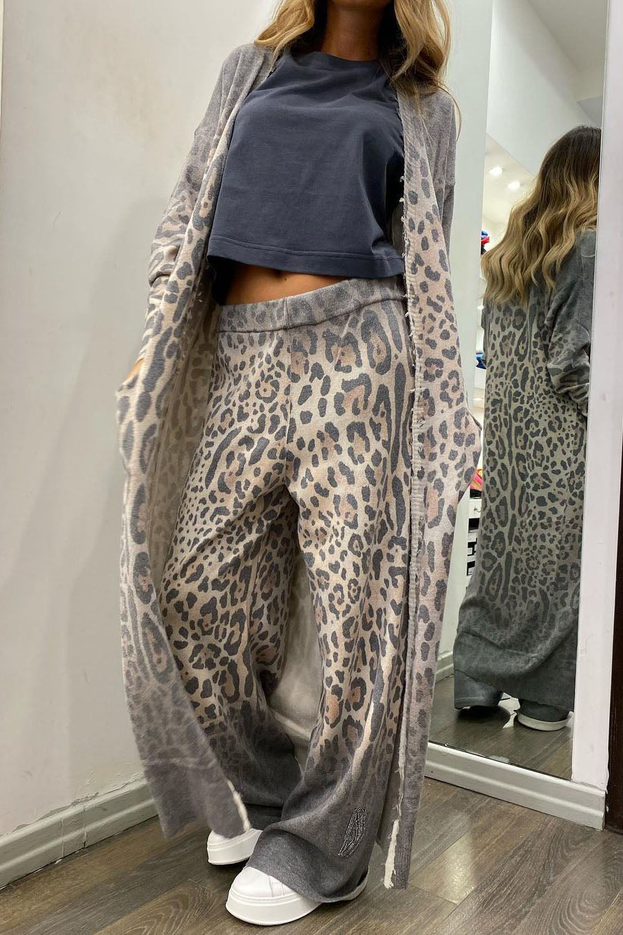 EB | Langarm Strickjacke und Hosen Satz