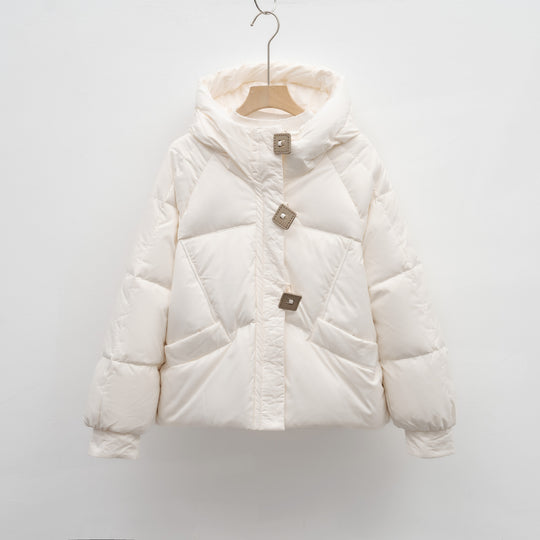 Damen Lässige Winterjacke mit voluminösem Design EB