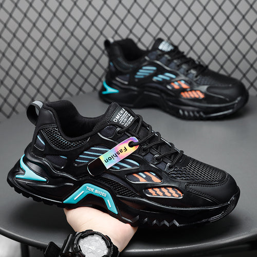 Damen Sportliche Sneakers mit atmungsaktiven Mesh-Elementen und dämpfendem Komfort EB