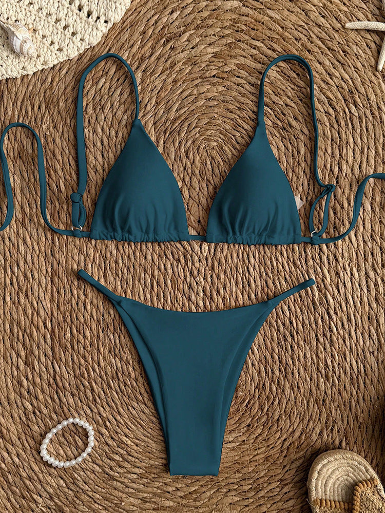 Damen Bikini-Set mit verspieltem Tie-Dye-Muster EB