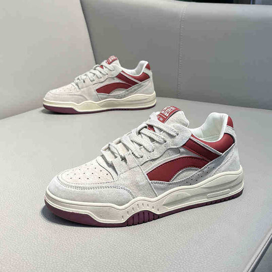 Damen Sportliche Sneaker mit hochwertigem Wildleder und dämpfender Sohle EB