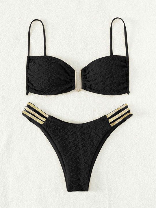 Damen Push-Up Bikini-Set mit elegantem eingearbeiteten Detail EB