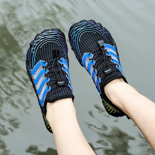 Damen Wassersportschuhe mit rutschfester Sohle und atmungsaktivem Mesh-Obermaterial EB