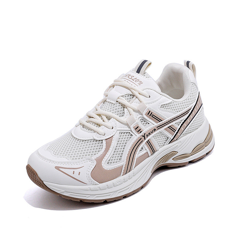 Damen Sportliche Sneakers mit dynamischer Mesh-Oberfläche und stoßdämpfender Sohle EB