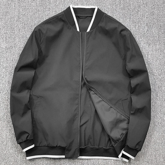 Herren Steppjacke mit Kontrastkragen Hedi-Mode