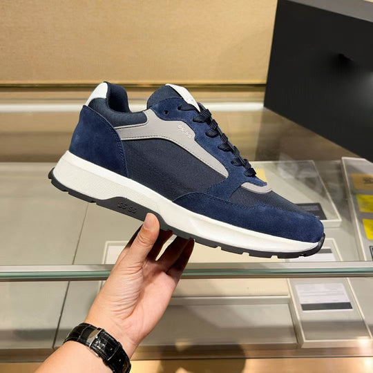 Damen Sportliche Herren-Sneaker mit atmungsaktiver Oberfläche und stoßdämpfender Sohle EB