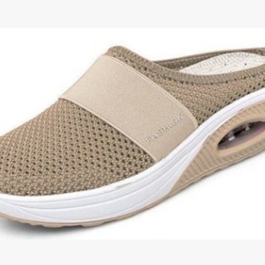 Damen Bequeme Clogs mit atmungsaktiver Mesh-Oberfläche EB