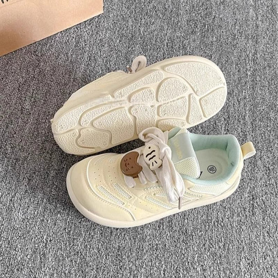 Damen Sportliche Sneakers mit süßem Tiermotiv und innovativem Schnürsystem EB