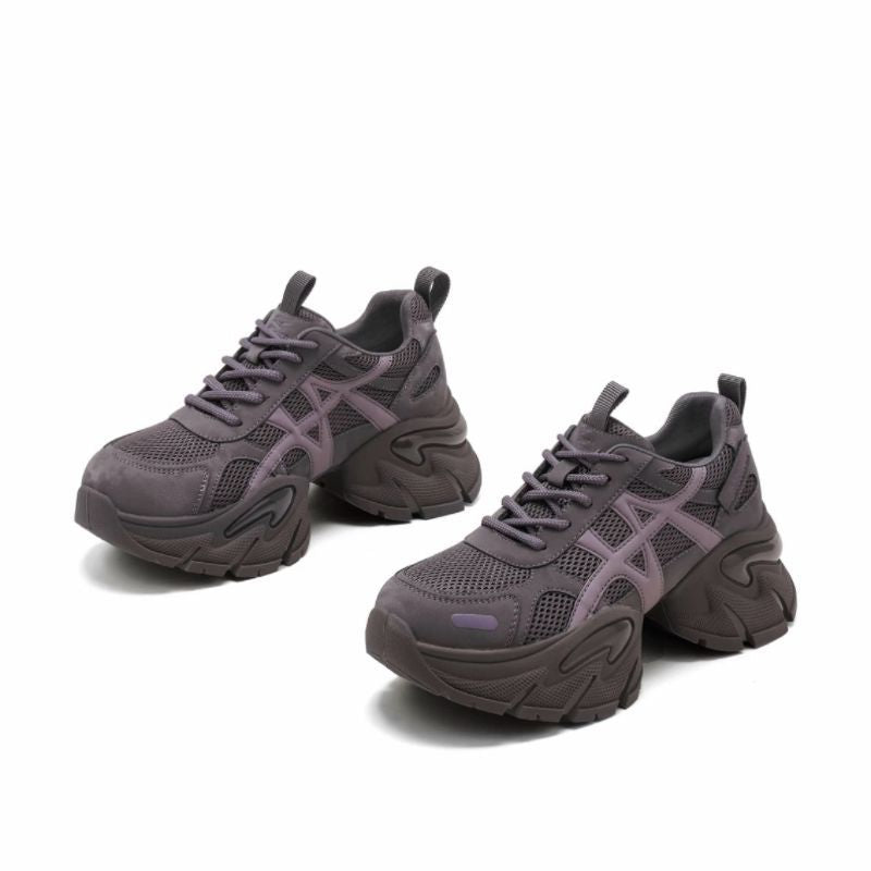 Damen Sportliche Sneakers mit rutschfestem Profil und atmungsaktivem Obermaterial EB