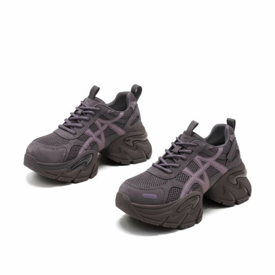 Damen Sportliche Sneakers mit rutschfestem Profil und atmungsaktivem Obermaterial EB