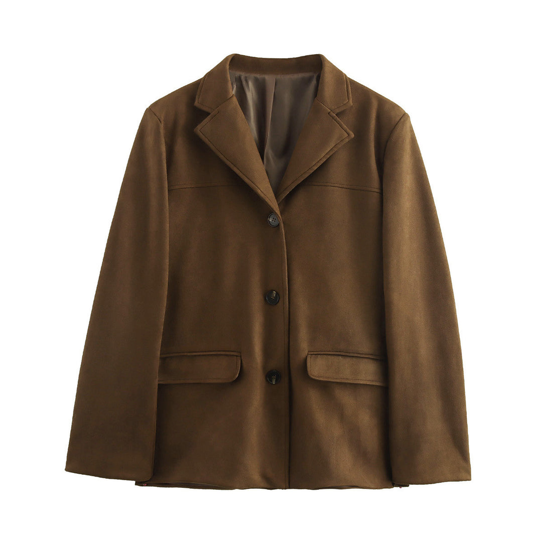Damen elegante Jacke im modernen Schnitt mit praktischen Taschen EB