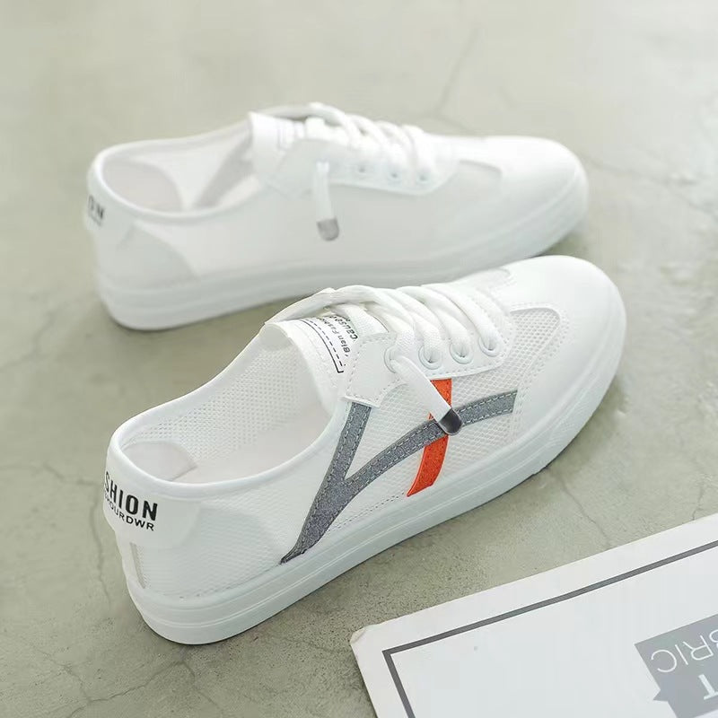 Damen Sportliche Sneaker mit atmungsaktiver Mesh-Oberfläche EB