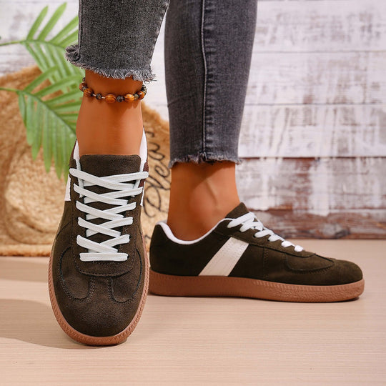 Damen Modische Sneakers mit sportlichem Design und atmungsaktiver Sohle EB