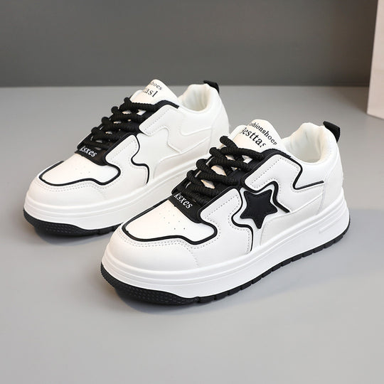 Damen modische Sneakers mit ergonomischer Dämpfung und trendigem Design EB