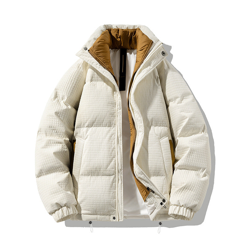 Damen gestepptes Pufferjacke mit isolierender Innenausstattung und seitlichen Reißverschlusstaschen EB