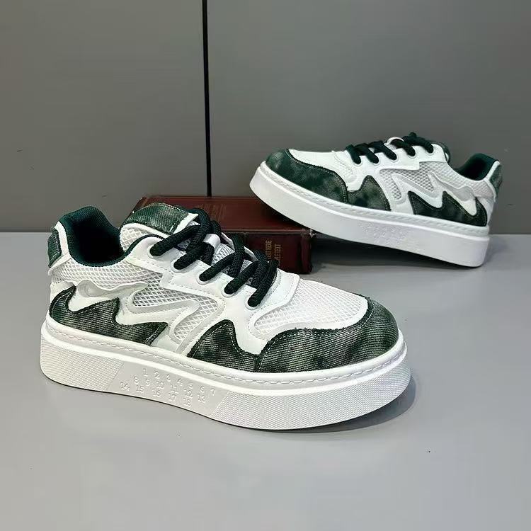 Damen bequeme Chunky Sneakers mit sportlichem Design und dämpfender Sohle EB