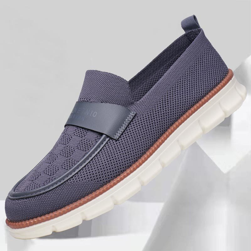 Damen Atmungsaktive Slip-On Sneakers mit flexibler Sohle EB