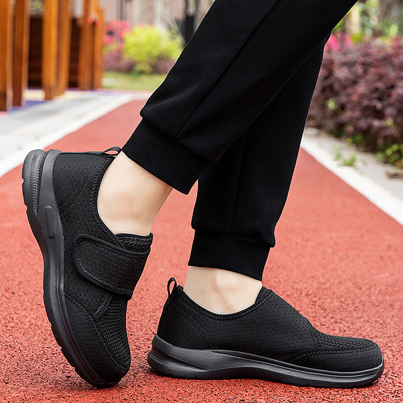 Damen Atmungsaktive Freizeit-Schuhe mit verstellbarem Klettverschluss EB