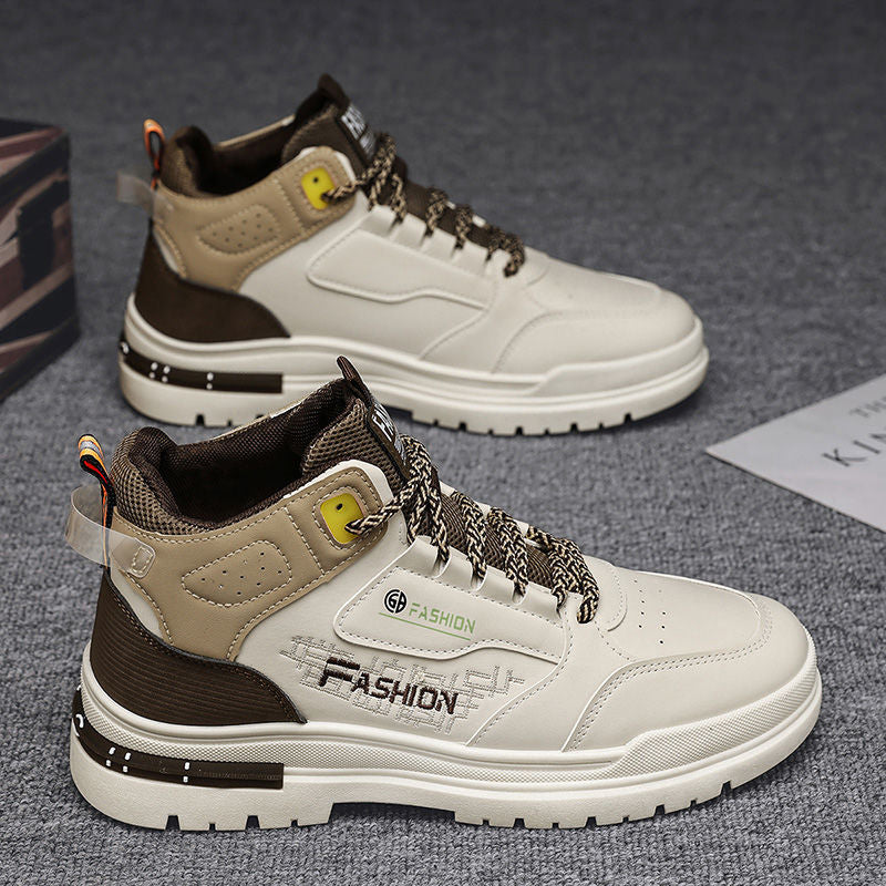 Damen Sportliche High-Top Sneakers mit atmungsaktiver Konstruktion und rutschfester Sohle EB