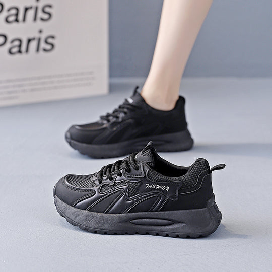 Damen Lauf-Sneakers mit gepolsterter Sohle und atmungsaktiver Mesh-Oberfläche EB