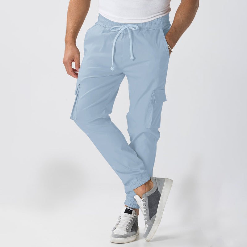 Herren Cargo-Hose mit elastischem Bund und praktischen Seitentaschen EB