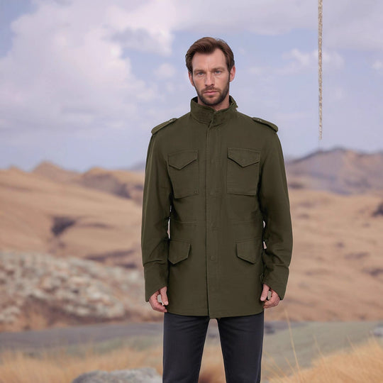 Damen Utility-Jacke im Military-Stil EB