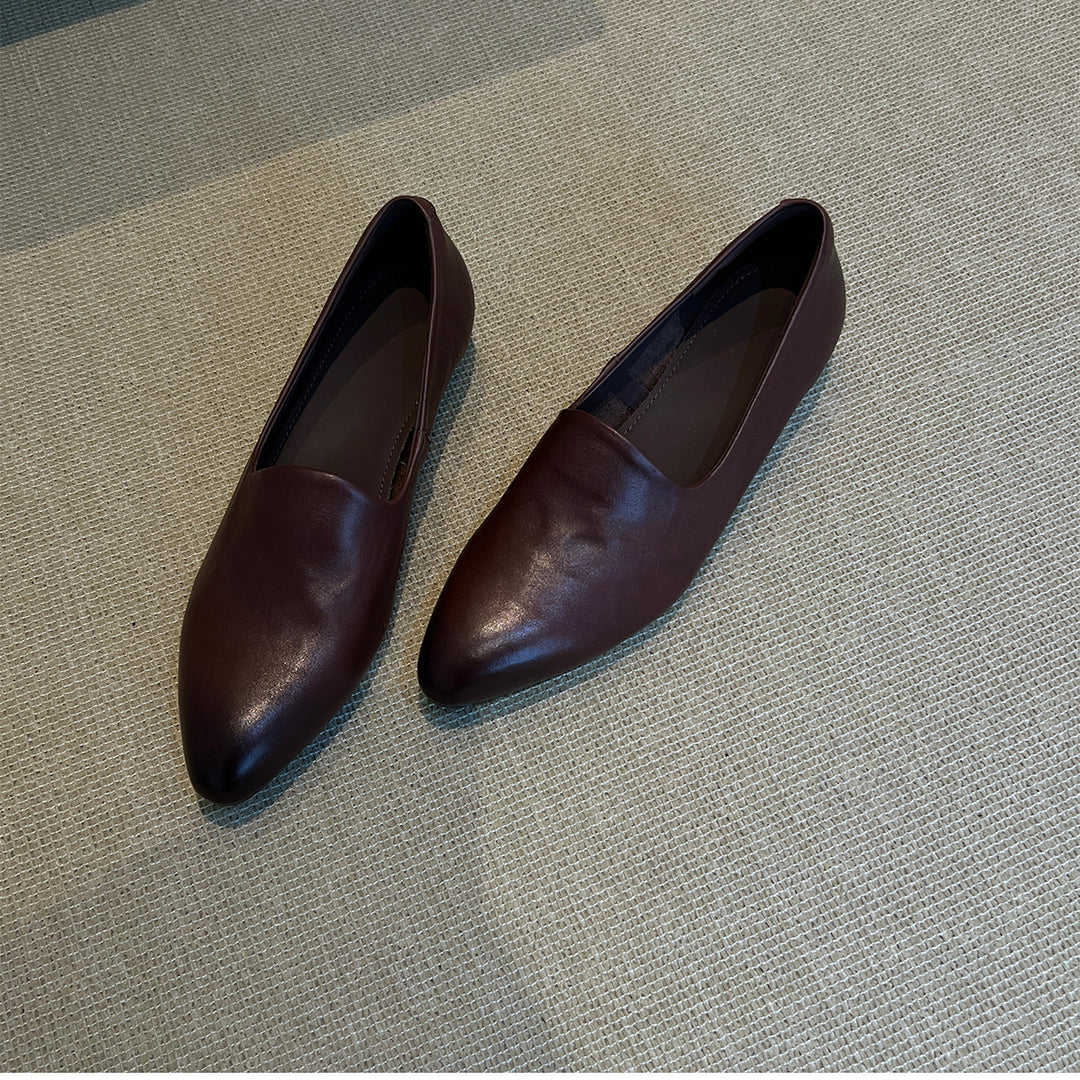 Damen elegante Slippers mit spitz zulaufendem Design und bequemem Fußbett EB