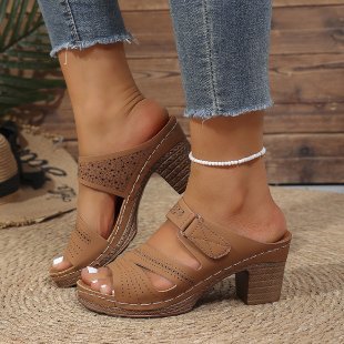 Damen Komfortable Riemchensandalen EB
