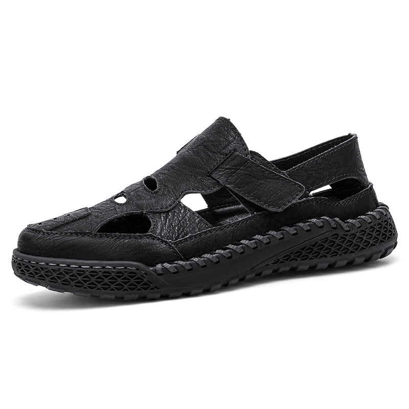 Damen Komfortable Leder Sandalen EB