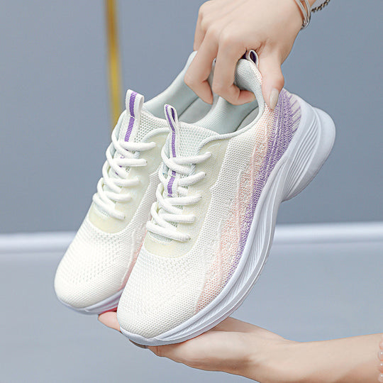 Damen Modische Laufschuhe mit atmungsaktivem Obermaterial und flexibler Dämpfung EB
