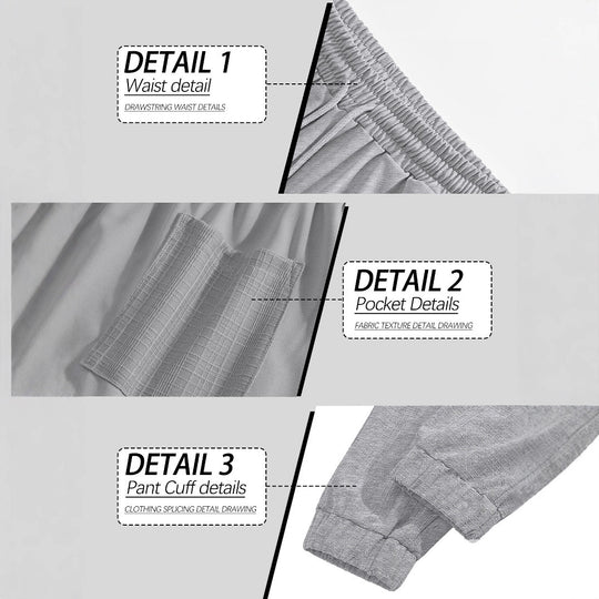 Damen sportliche Jogginghose mit elastischem Bund und strukturiertem Design EB
