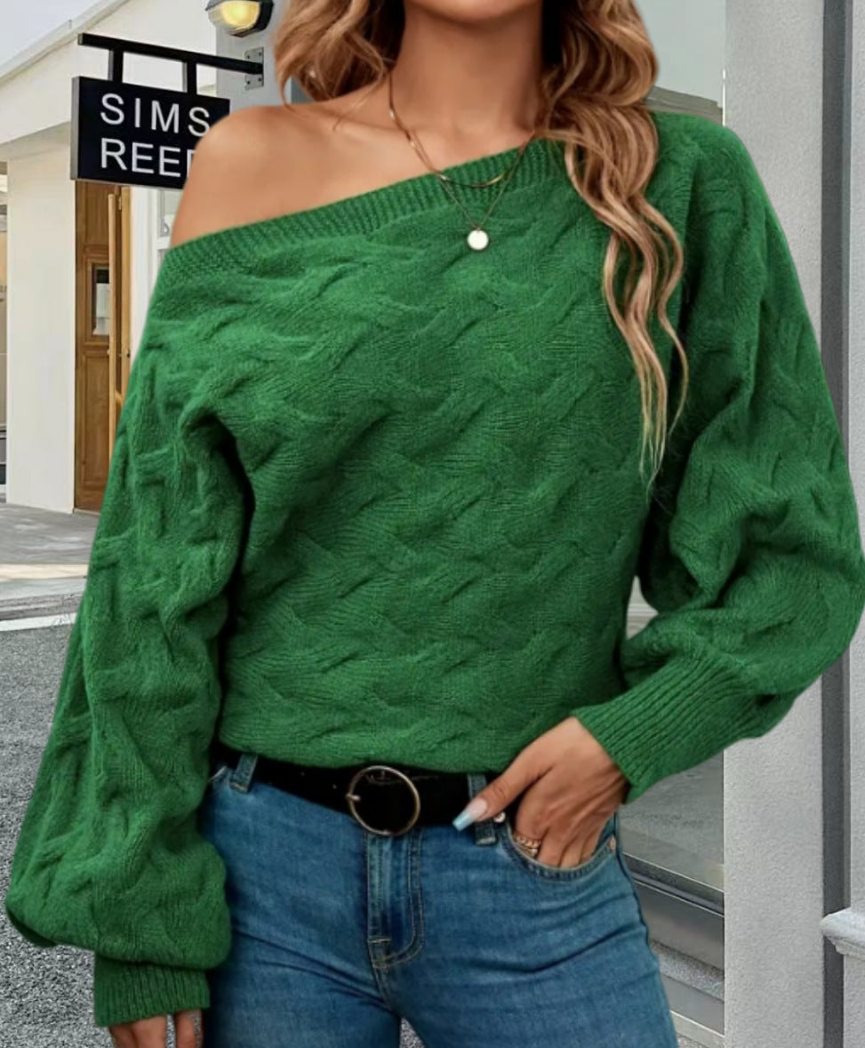 Damen Oversized Strickpullover mit strukturiertem Design EB