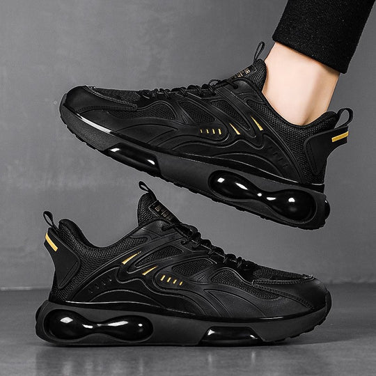 Unisex City-Performance-Sneaker mit luftgepolsterter Pod-Zwischensohle, atmungsaktivem Mesh-Obermaterial und verstärkter Fersenkappe EB