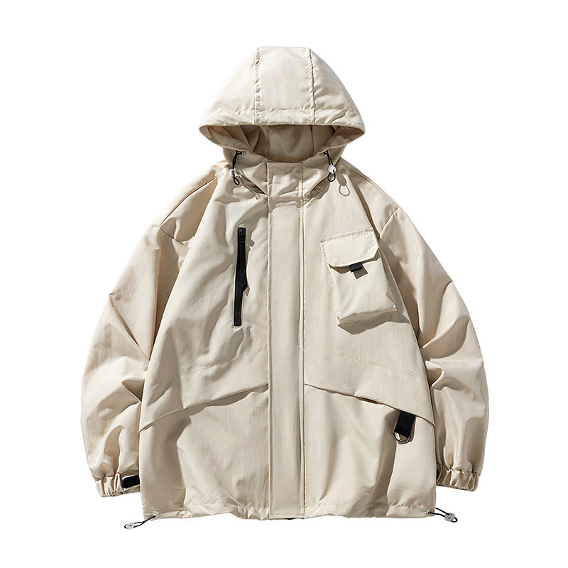 Herren Winddichtes Parka-Jacke EB